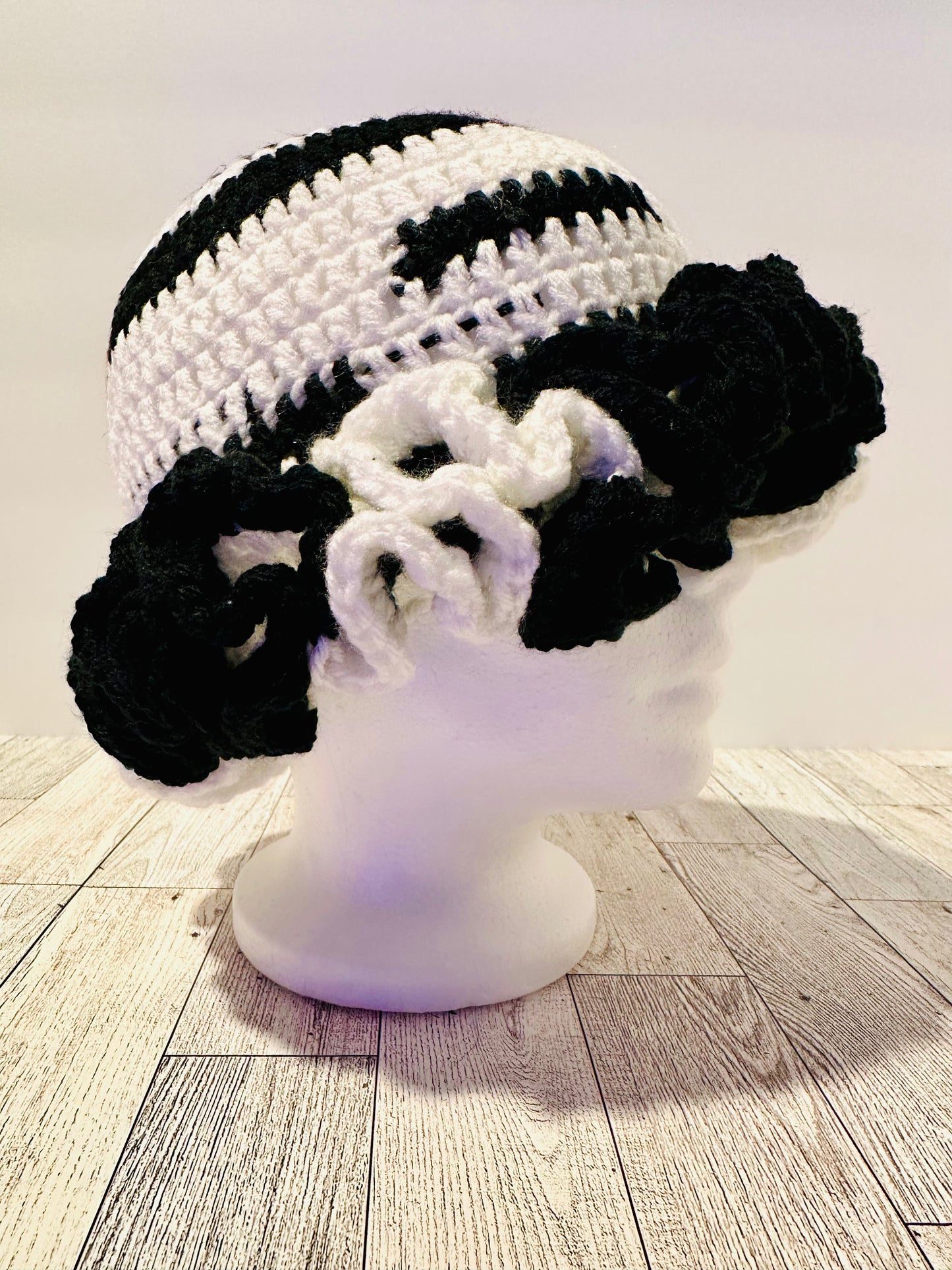 Cookies & Cream Ruffle Hat