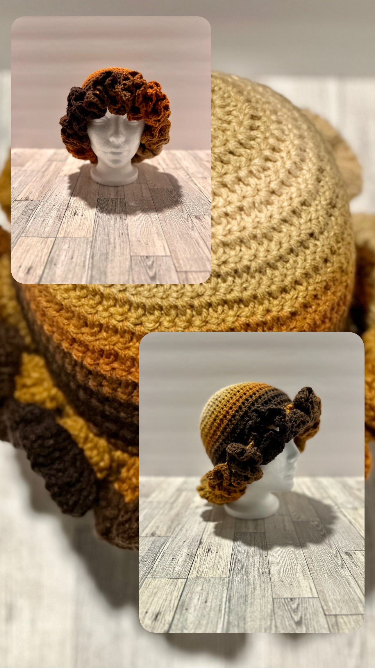 Latte Ruffle Hat