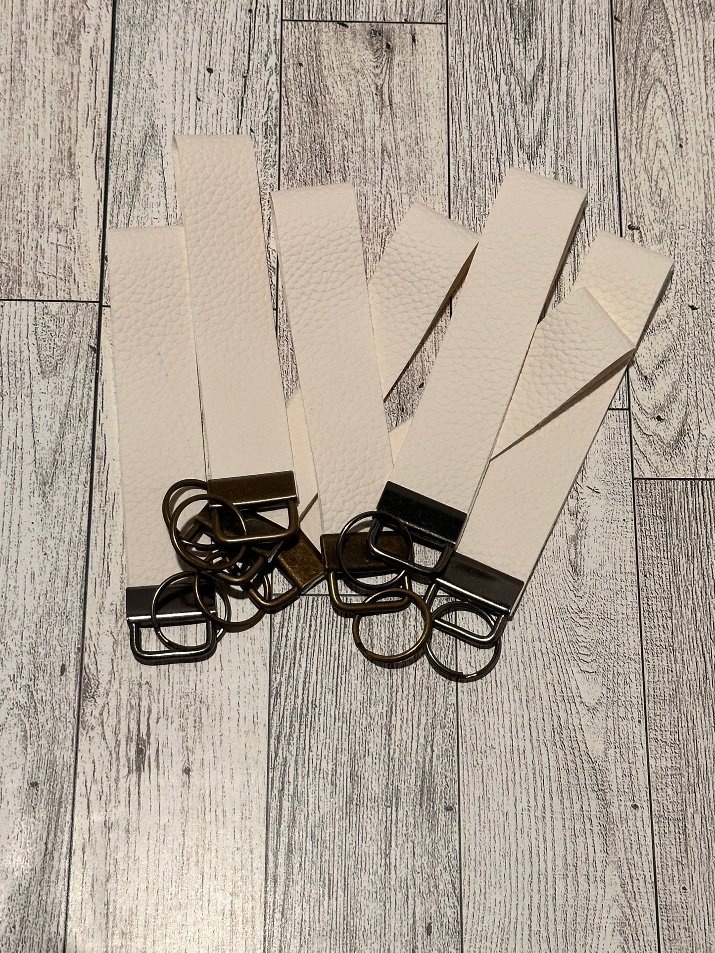 Faux Leather Wristlet