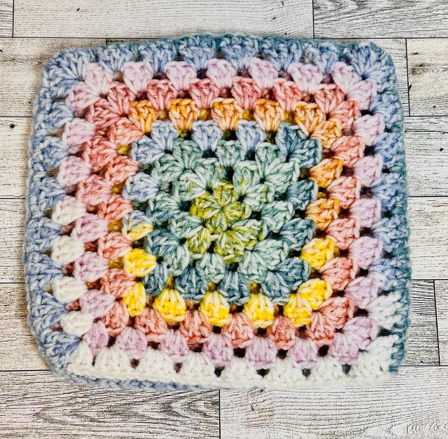 Muted Rainbow Cat Ear Beanie