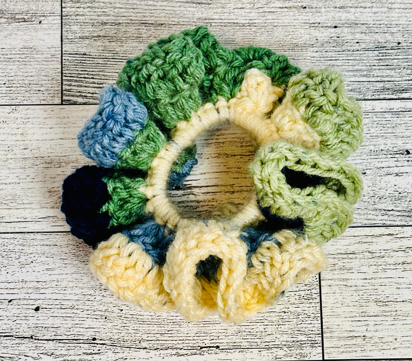 Bluebell Meadow Ruffle Scrunchie