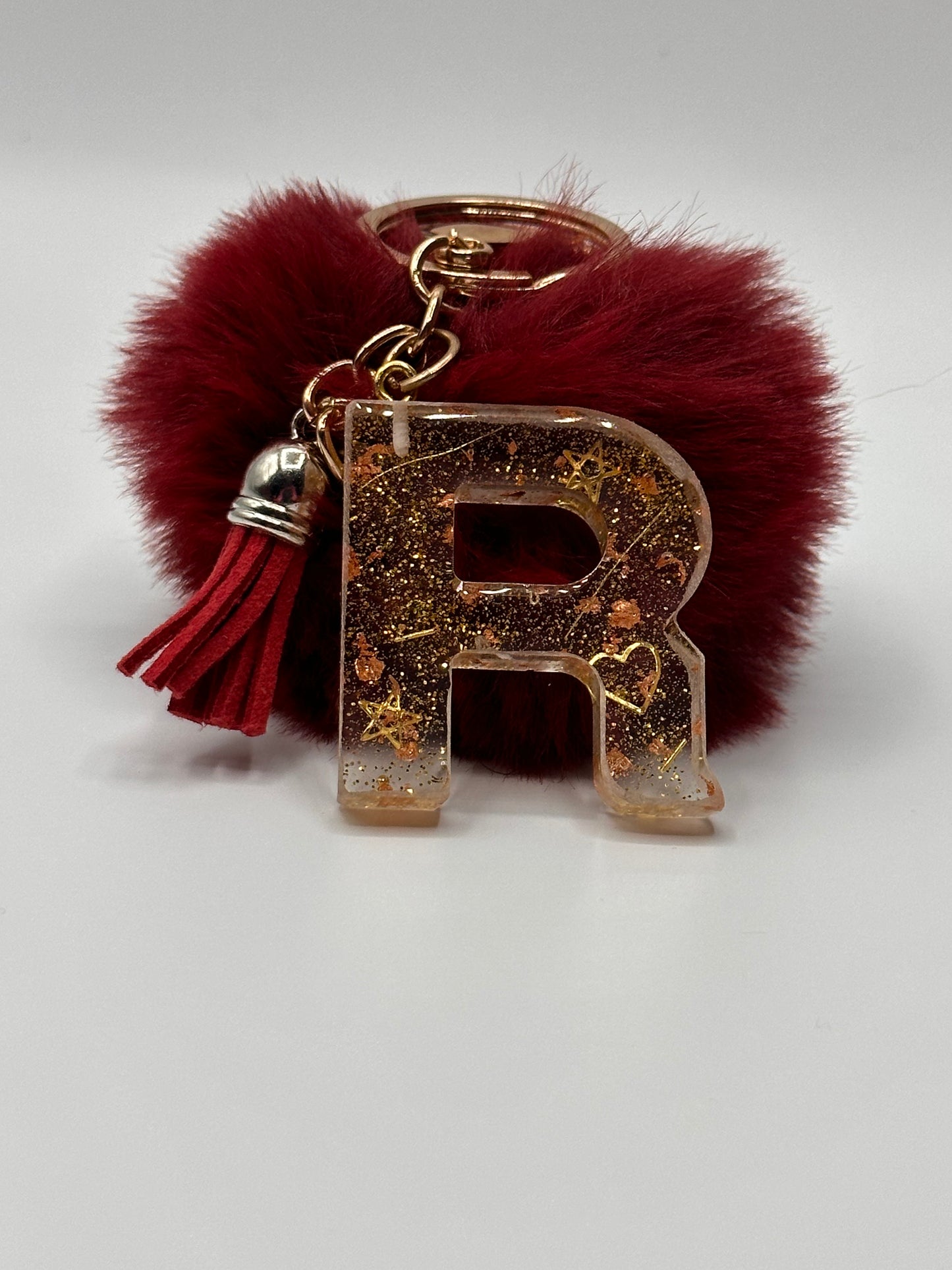 Resin Letter Keychain