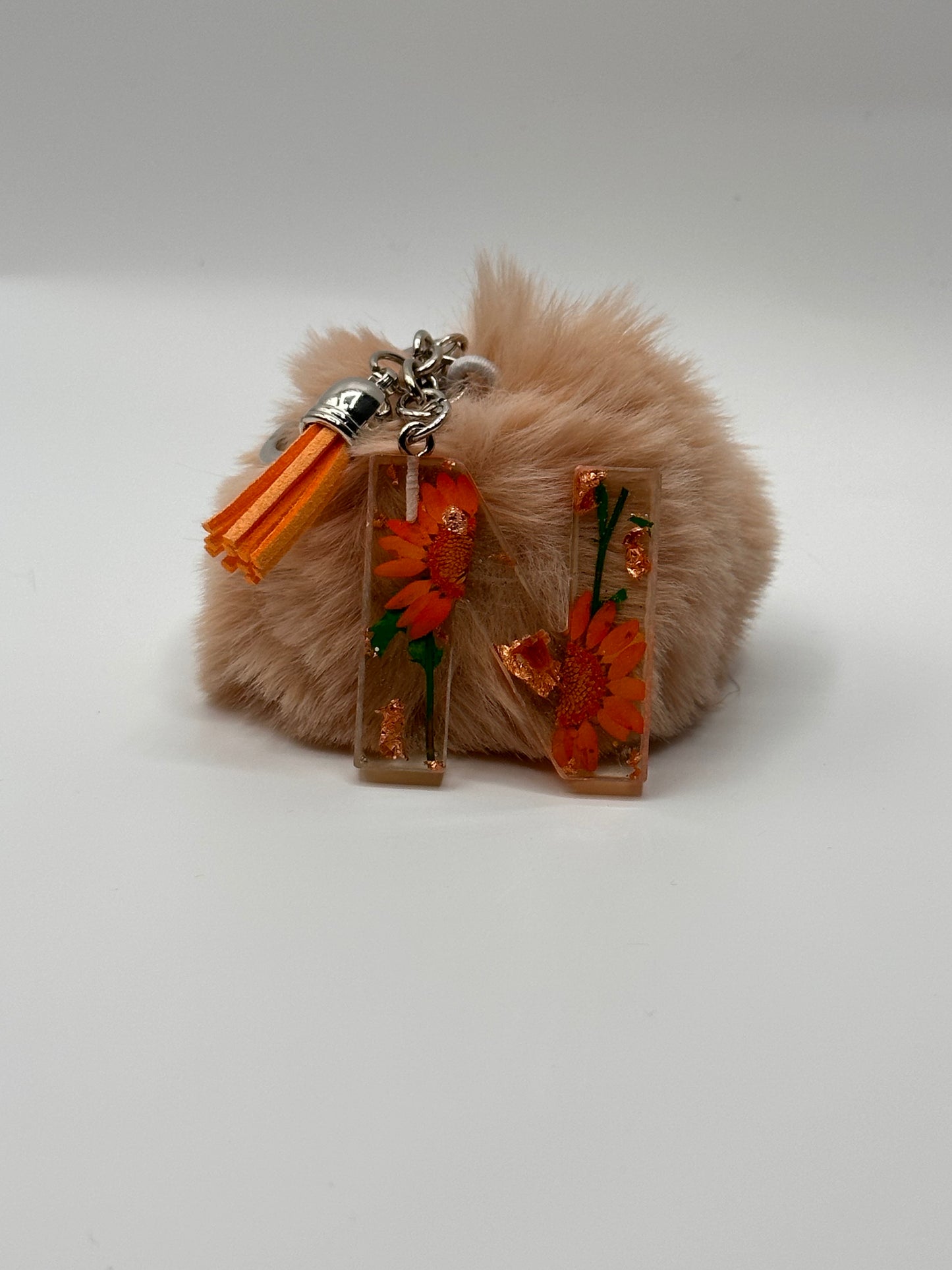Resin Letter Keychain