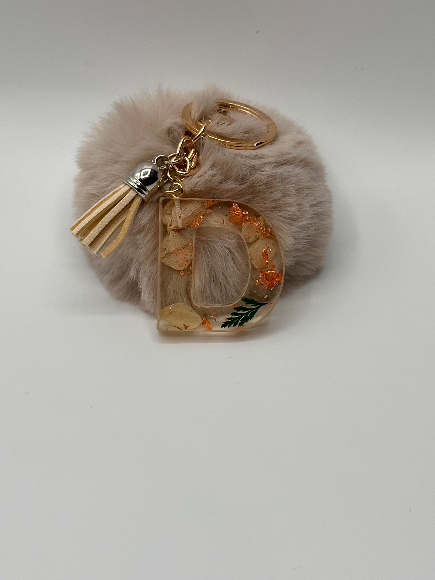 Resin Letter Keychain
