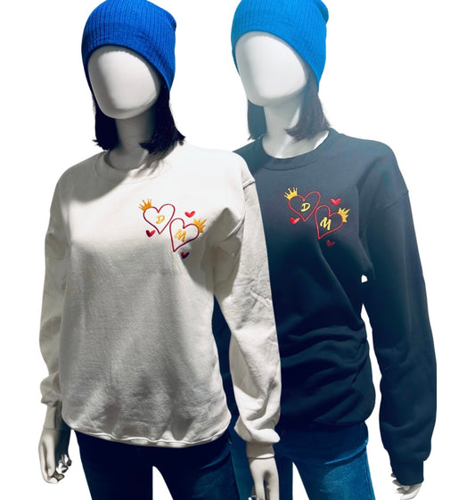 King & Queen Valentine Crewneck (PAIR)