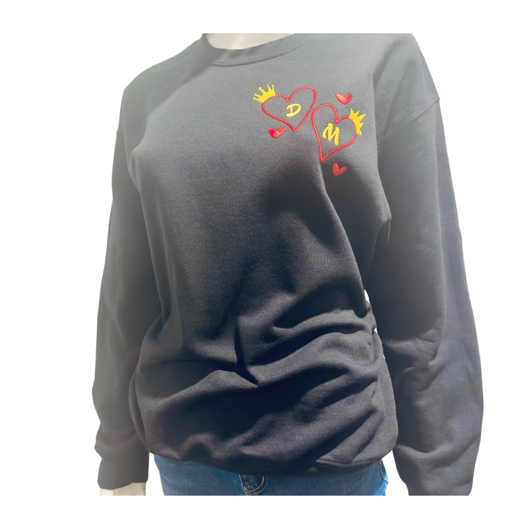 King & Queen Valentine Crewneck (PAIR)