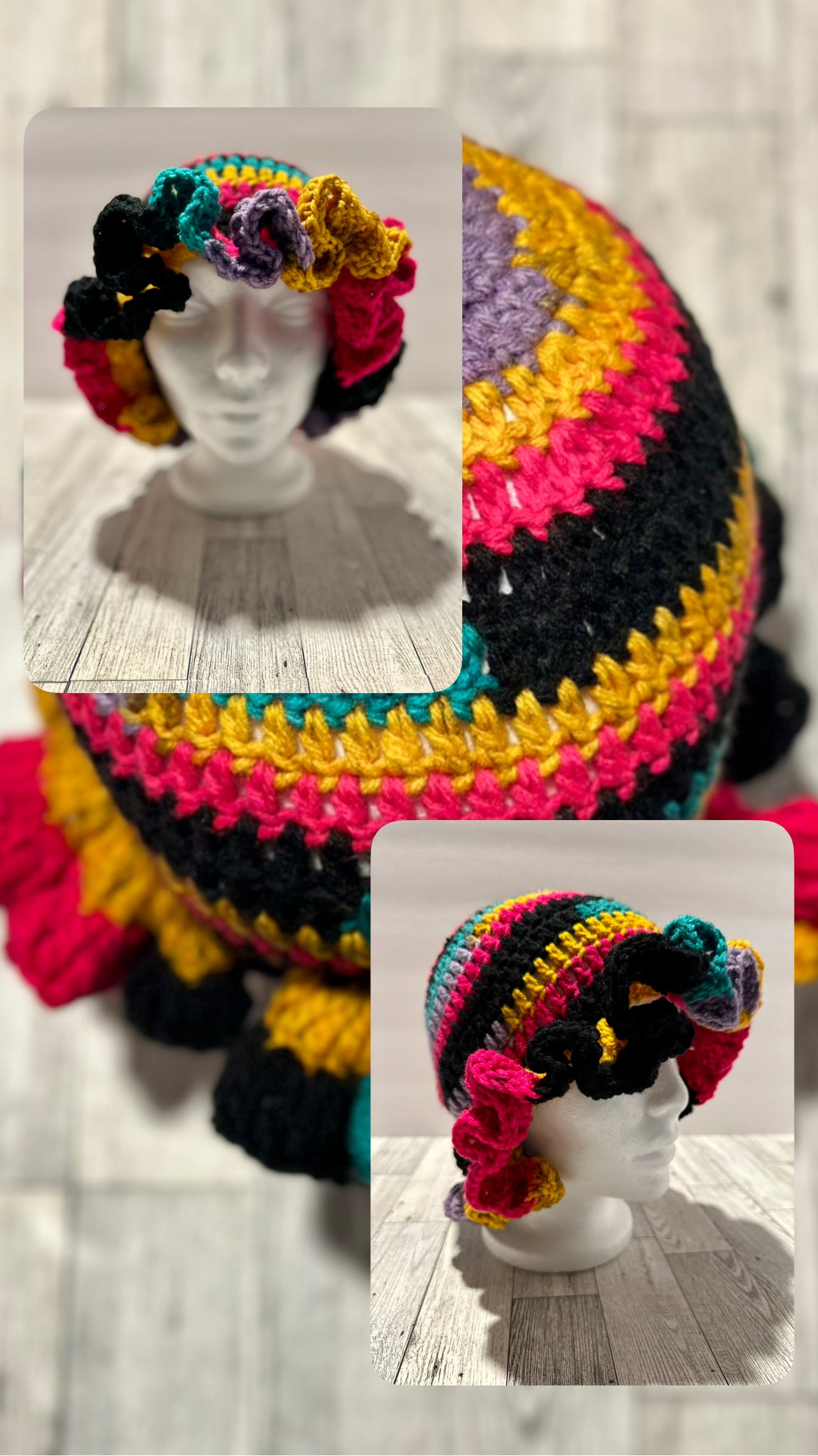 Retro Ruffle Hat