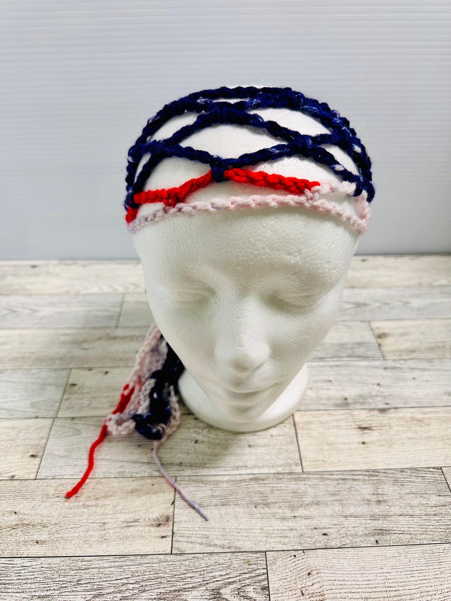 Crochet Mesh Headband