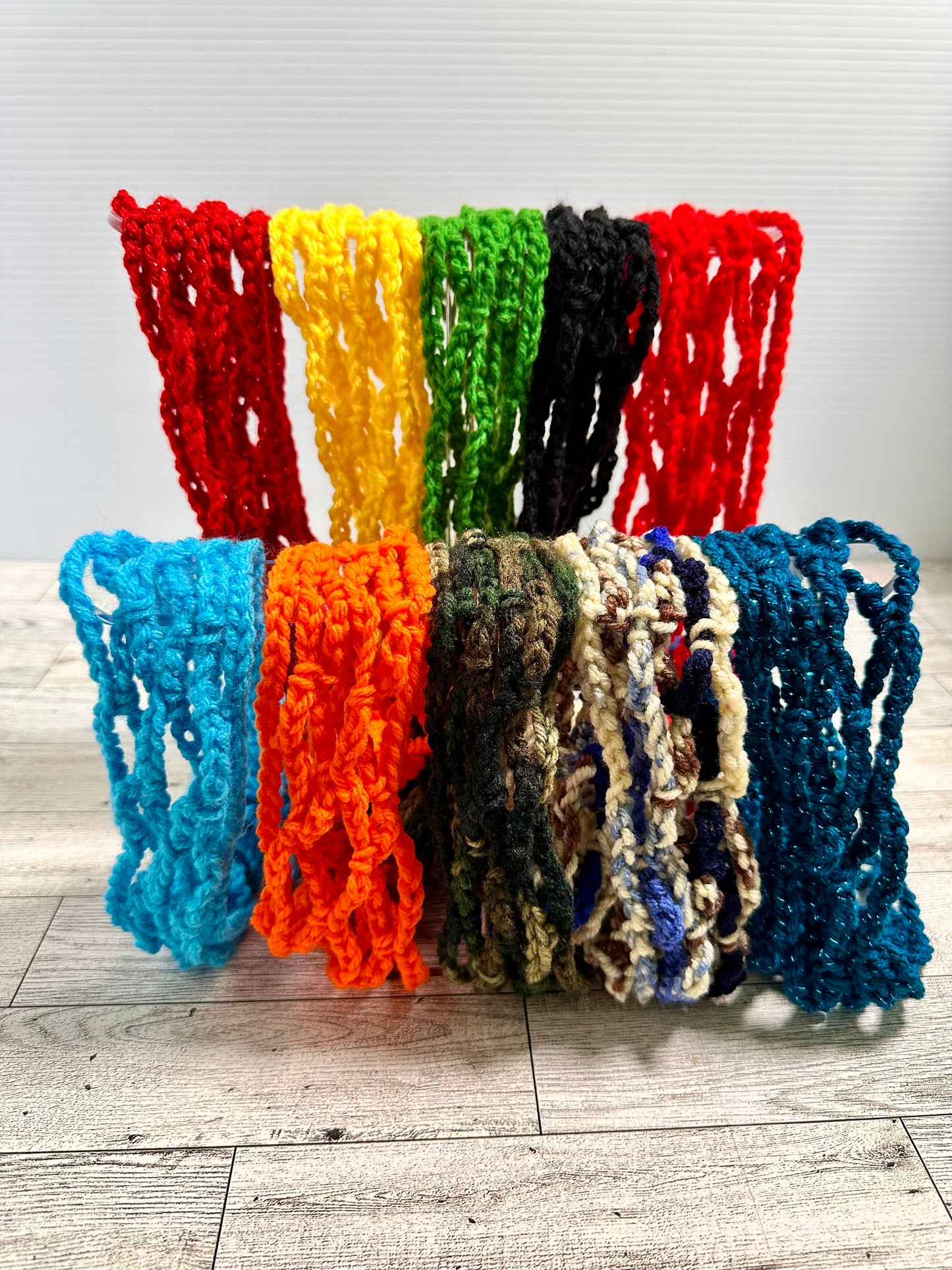 Crochet Mesh Headband