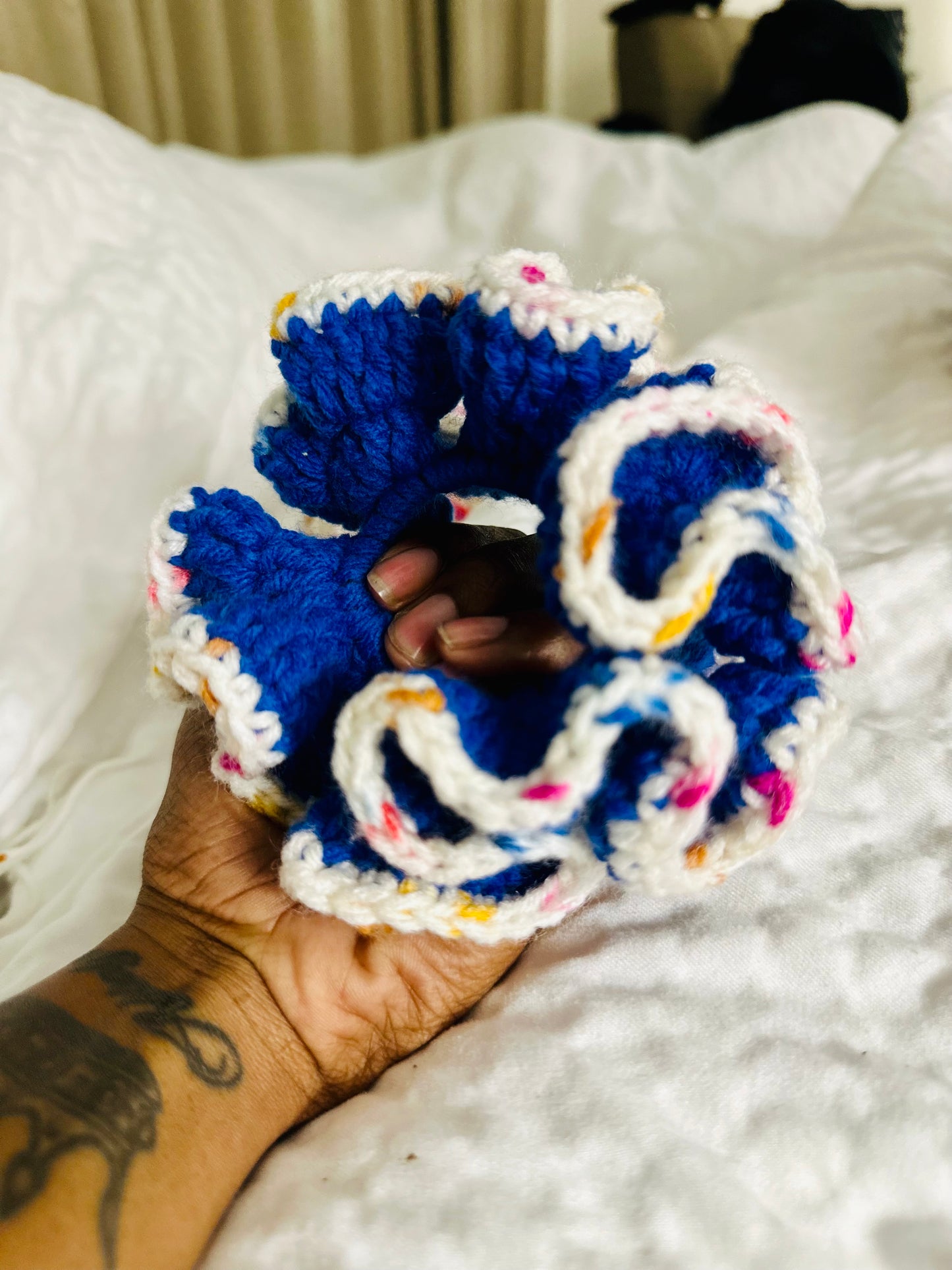 Color and Confetti Scrunchie