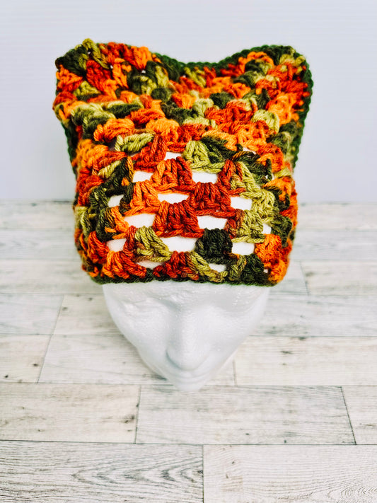 Fall Cat Ear Beanie