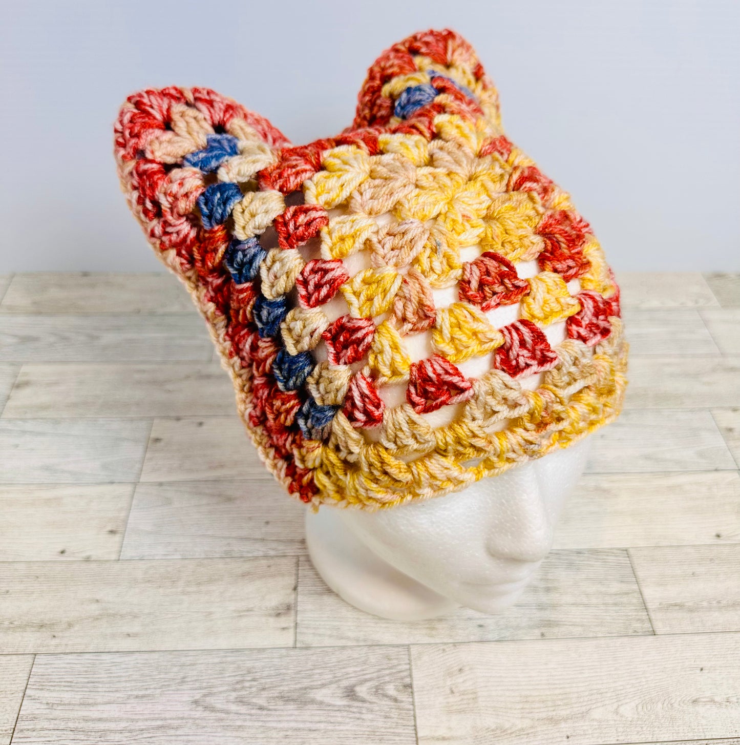 Fireside Patch Cat Ear Beanie