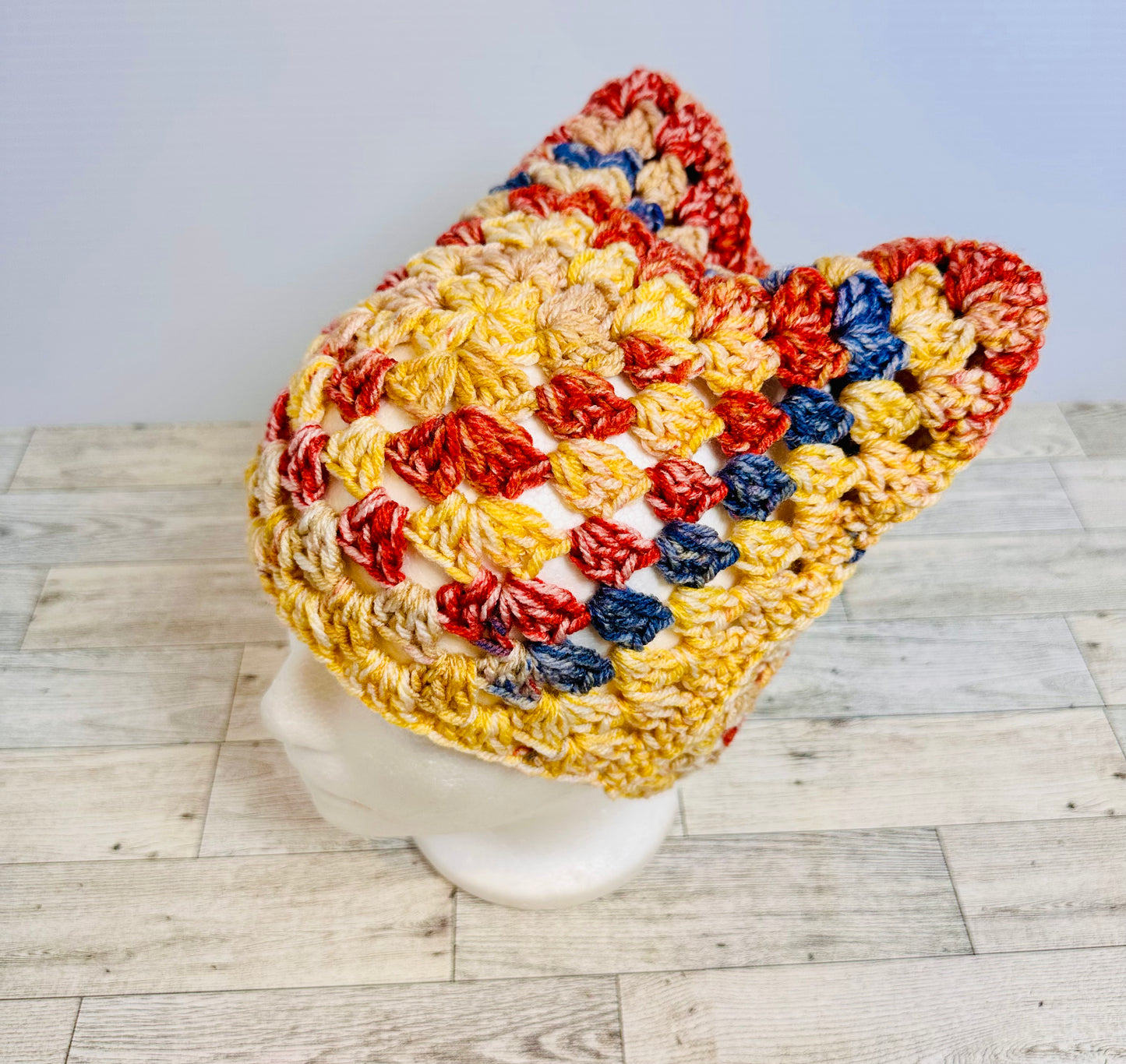 Fireside Patch Cat Ear Beanie