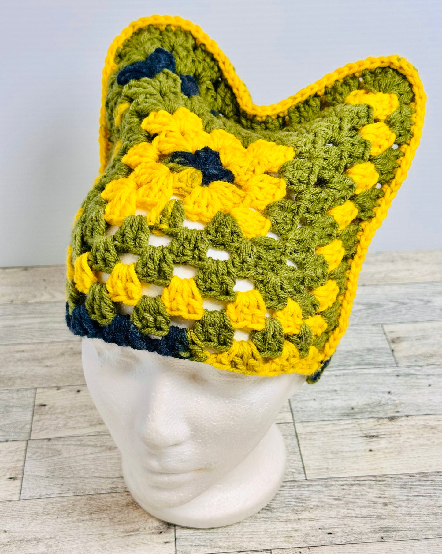 Meadow Bloom Cat Ear Beanie