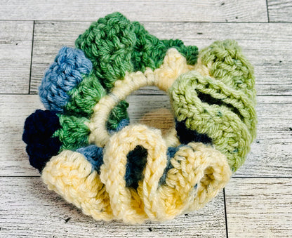 Bluebell Meadow Ruffle Scrunchie