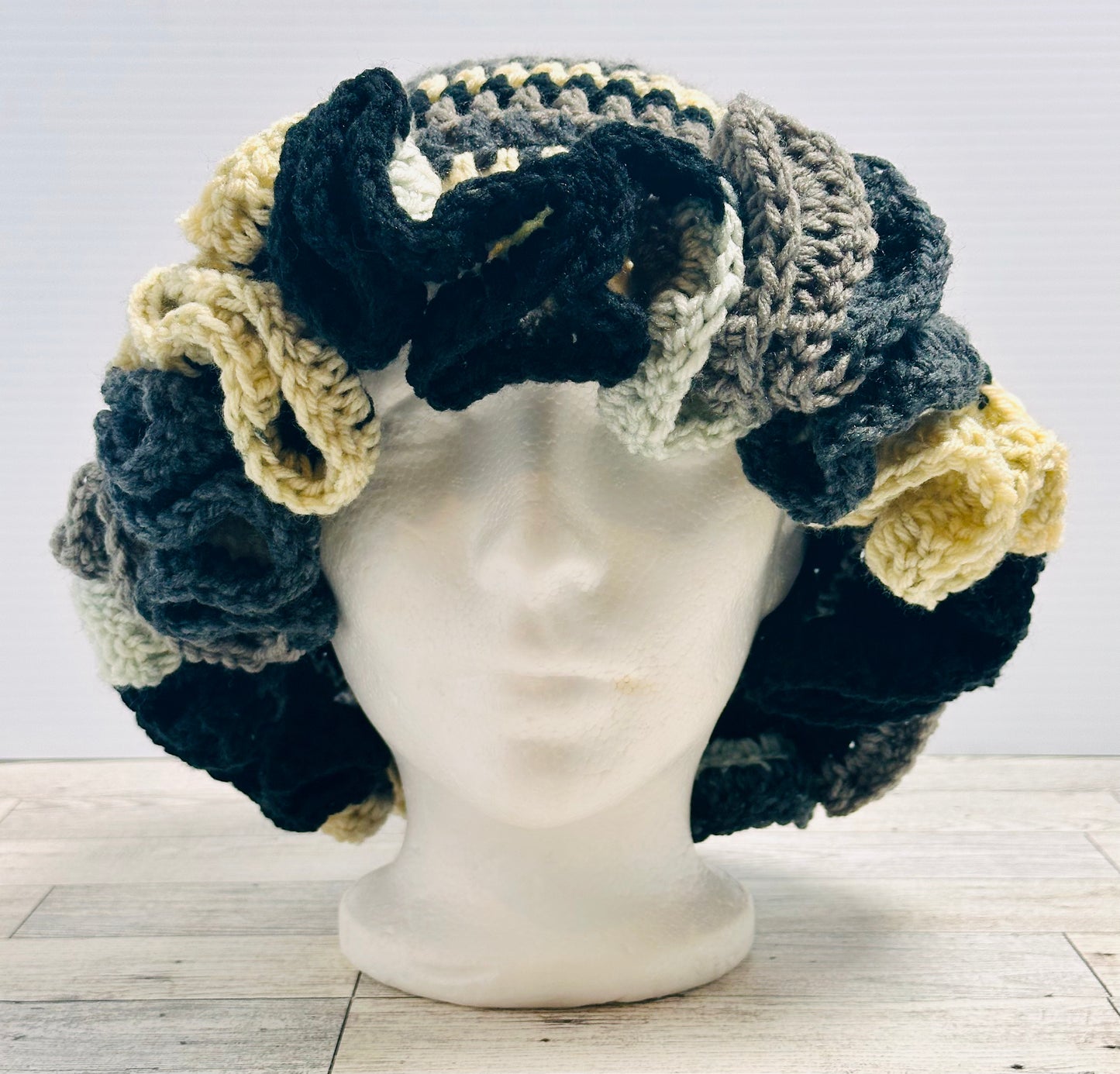 Shadow Stone Ruffle Hat