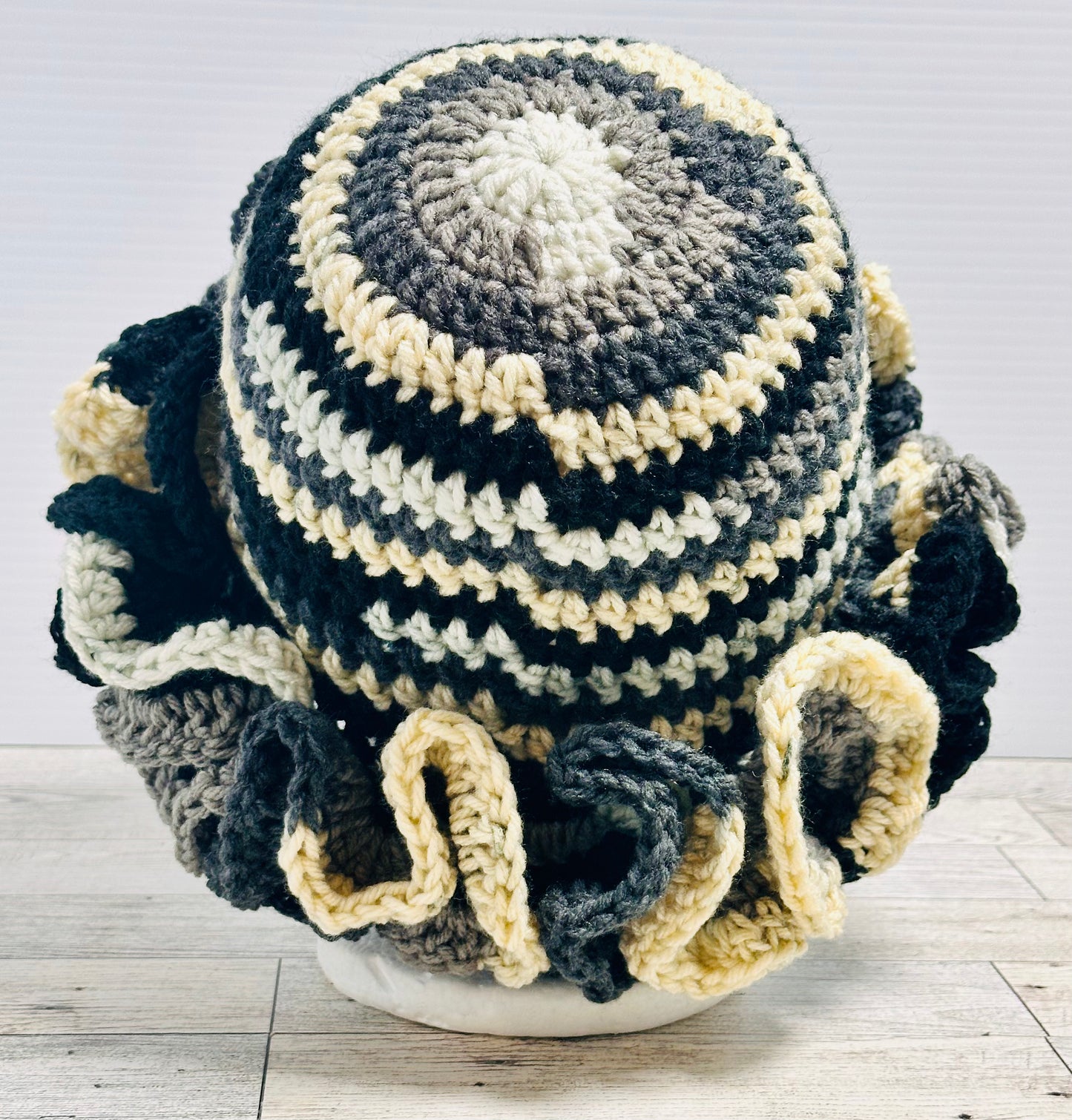 Shadow Stone Ruffle Hat