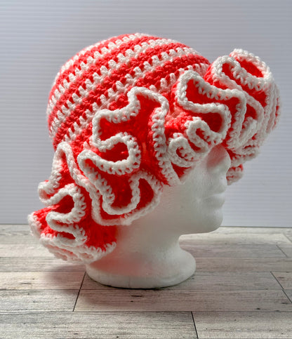 Tropical Bloom Ruffle Hat