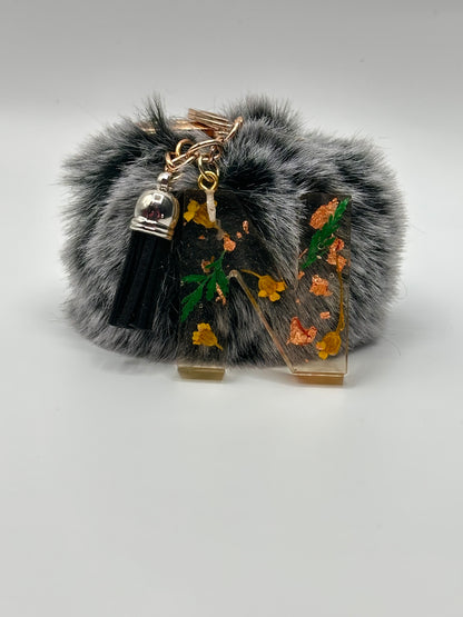 Resin Letter Keychain