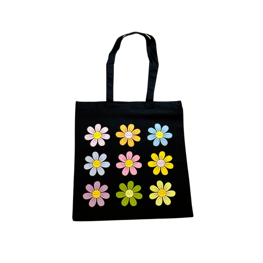 Multi Flower Tote Bag