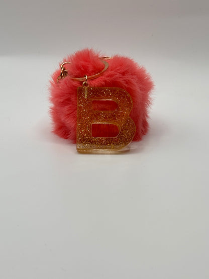 Resin Letter Keychain