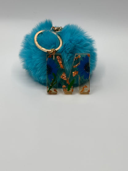Resin Letter Keychain